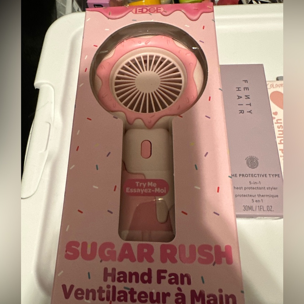 Pink Sugar Rush Hand Fan
